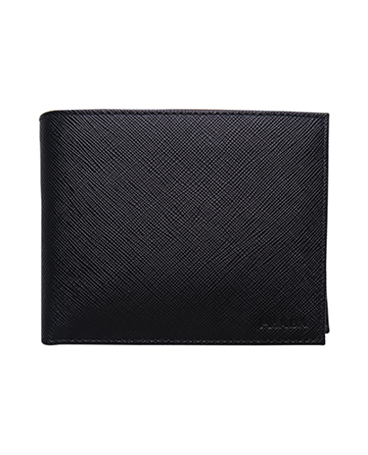Prada Mens Wallet, &pound;160, Accessories, Black, Leather, Front view